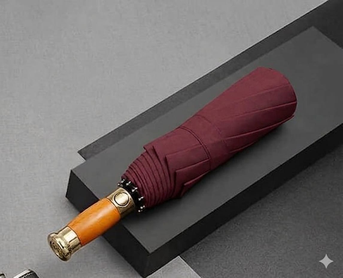 Royal Premium Umbrella – Wood Handle Auto Open/Close Umbrella