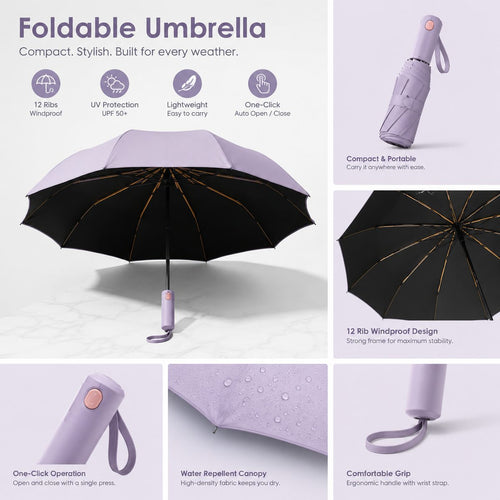 Royal Simple Umbrella — Auto Open/Close (UV Protected)